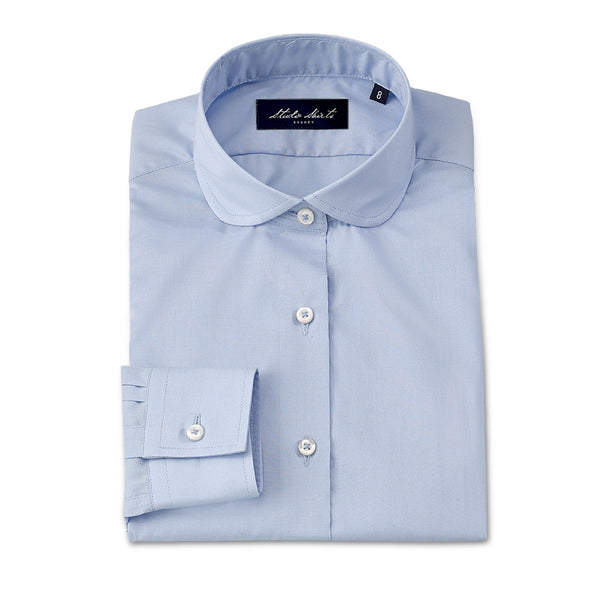 Ladies Mechanical Stretch Shirt Light Blue