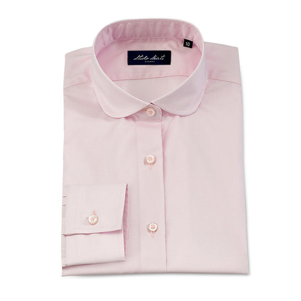 Ladies Mechanical Stretch Shirt Salmon Pink