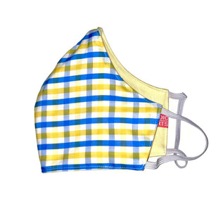 Lemon & Blue Gingham / Lemon