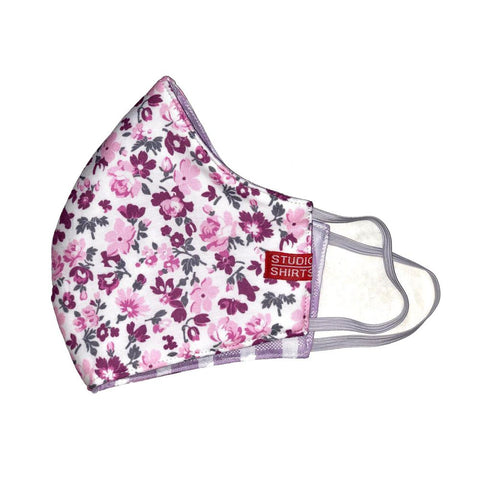 Floral Pink / Mauve Stripes