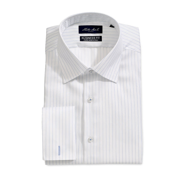 Men's Pinstripe Shirt White