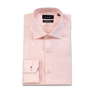 salmon color dress shirt Men's Micro Check Shirt Salmon Pink
